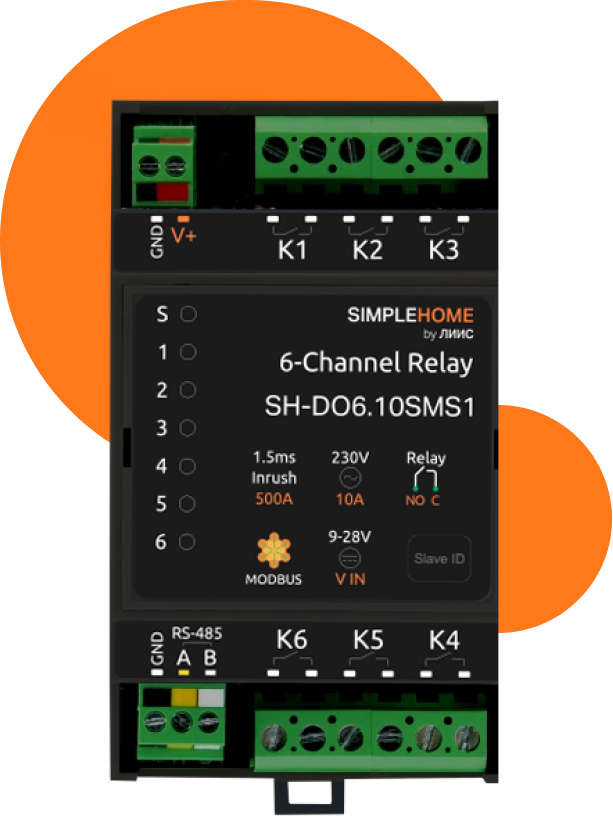 RS-485, Modbus RTU Relay module